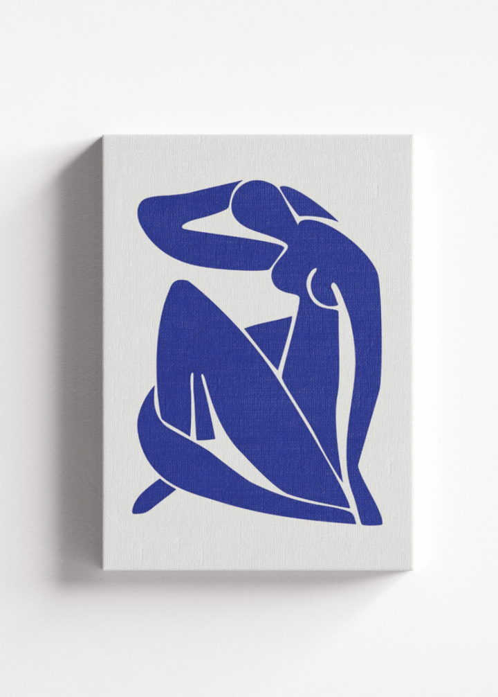 Blue Nude Shy CANVAS