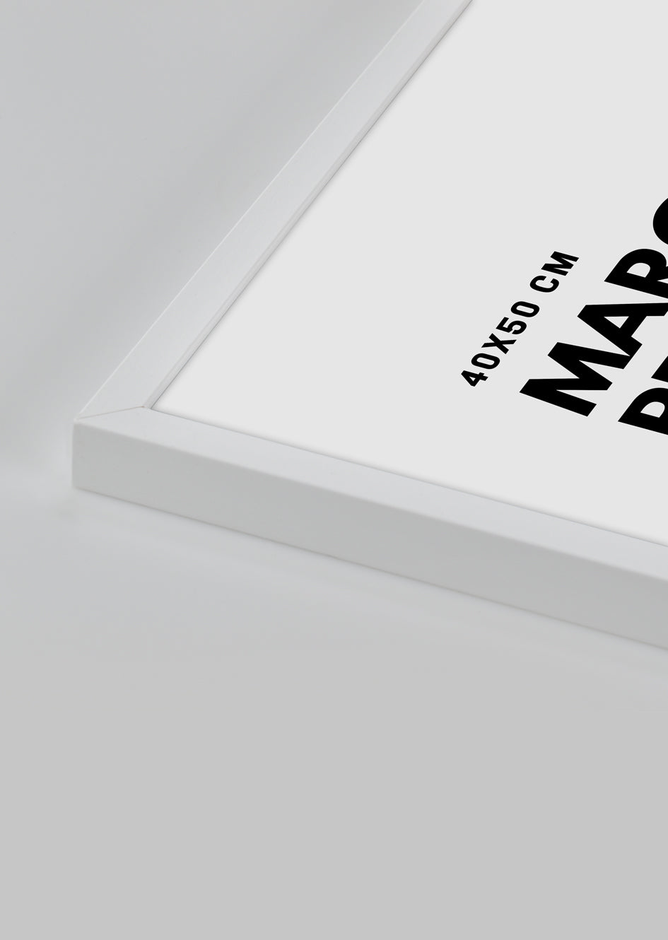 MARCO DE CUADRO BLANCO 40x50 cm