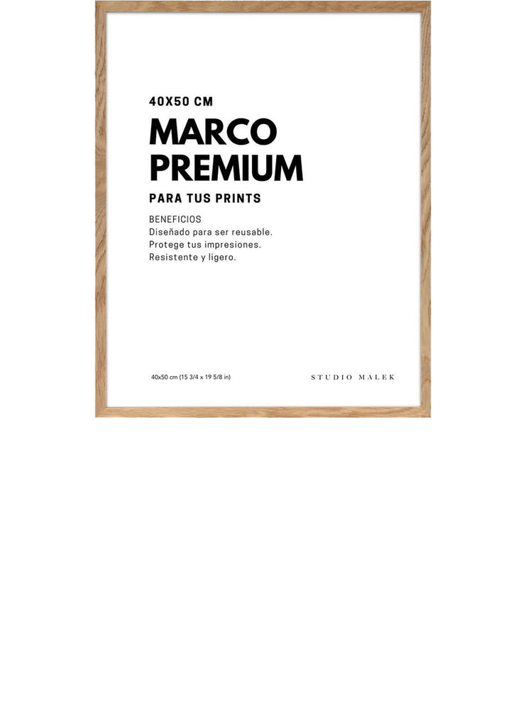 MARCO DE CUADRO ROBLE 40x50 cm